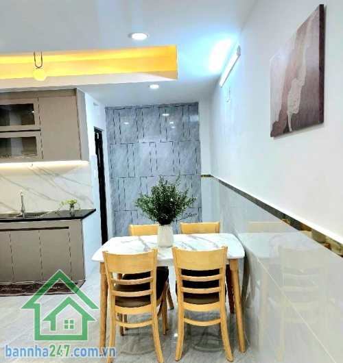 CHỈ 5,69 TỶ – NHÀ ĐẸP MỚI HOÀN THIỆN – SỔ HOÀN CÔNG MỚI – 4 TẦNG – 4PN – 3WC – DT 44m² (4,2x11) 
