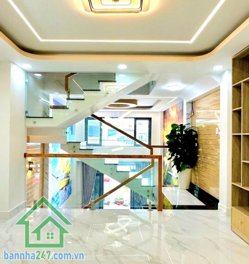 CHỈ 6,55 TỶ – TRUNG TÂM BÌNH TÂN – GIÁP NGUYỄN SƠN, TÂN PHÚ - HẺM XE HƠI – NHÀ 5 TẦNG BTCT – FULL NỘI THẤT – DỌN VÀO Ở NGAY - 5 PN – 3 WC Diện tích đất: 51,1m²