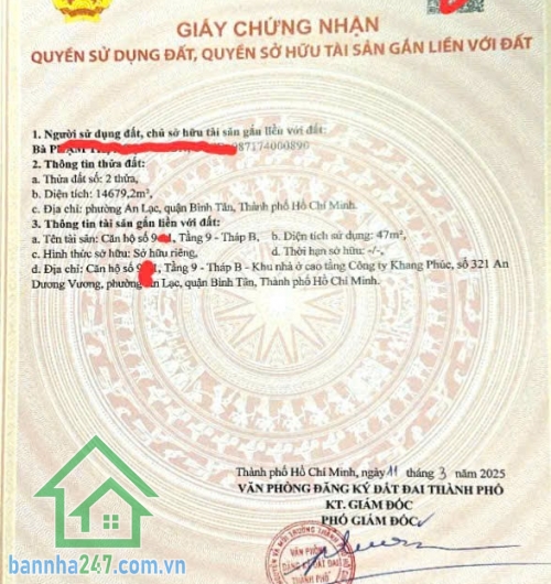 CHỈ 3,68 TỶ – CĂN HỘ THE PRIVA KHANG ĐIỀN – VIEW CÔNG VIÊN – FULL NỘI THẤT – VÀO Ở NGAY The Priva Khang Điền – An Dương Vương, An Lạc, Bình Tân Căn hộ – Block Block B – Tầng 9. Ban công nhìn trực diện Công viên Lý Chiêu Hoàng, thoáng mát cả ngày