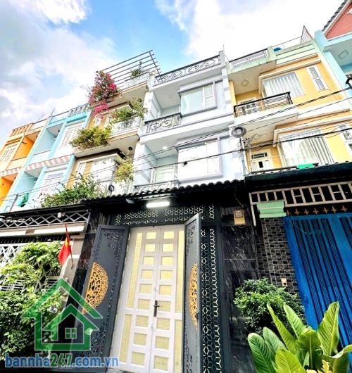 CHỈ 5,97 TỶ - LÊ VĂN QUỚI - HẺM XE HƠI 6M - GIÁP TÂN PHÚ - 4PN - 3WC. Nhà 3 tầng kiên cố, 52m² (vuông vức), thiết kế hiện đại, 4PN - 3WC, chỉ việc xách vali vào ở. 
