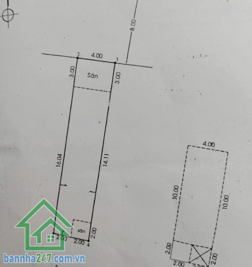 MTKD ĐƯỜNG NHỰA 16M – NGÃ TƯ BỐN XÃ – VỊ TRÍ VÀNG TÂN PHÚ DT: 73m² (4 x 18m) Nhà 1 trệt 1 lầu, 2PN, vào ở ngay, có sân phơi – sân để ô tô Đường rộng 16m, vỉa hè rộng rãi.