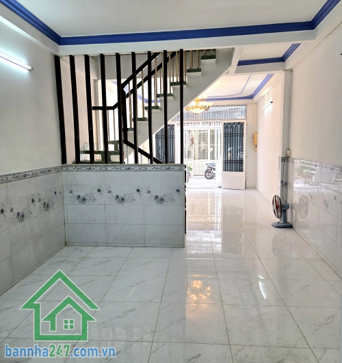 5,7 TỶ NHÀ HẬU GIANG – QUẬN 6 – DT: 56m² (4×16) – 2 TẦNG BTCT – HẺM THÔNG XE HƠI LÝ THUYẾT – GẦN VÒNG XOAY PHÚ LÂM Nhà đẹp – vào ở ngay: Kết cấu 1 trệt 1 lầu BTCT