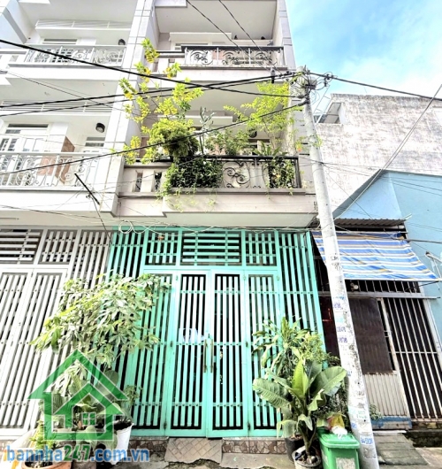 CHỈ 5,99 TỶ – HẺM NHỰA 7M – NGAY HƯƠNG LỘ 2 – GIÁP TÂN PHÚ – 4 TẦNG KIÊN CỐ - 4 PN - 3 WC