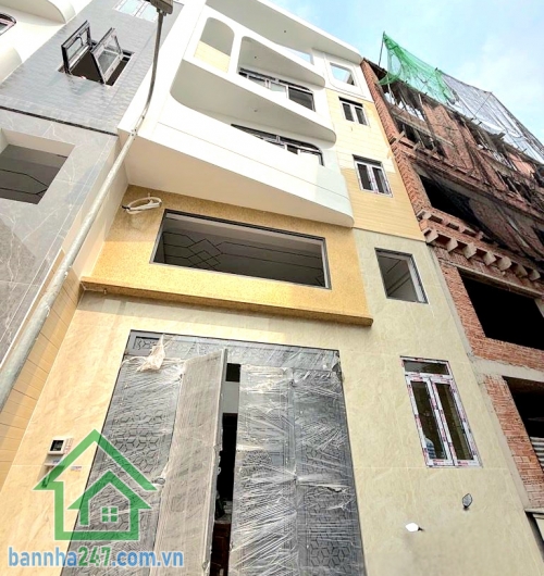 NHỈNH 6 TỶ – NHÀ 5 TẦNG MỚI XÂY - DT: 50M² – GIÁP KHU TÊN LỬA - 4PN – 5W • DT: 6.25 x 9m – 50m² • 5 tầng: trệt – lửng – 2 lầu – sân thượng • 4PN – 5WC (WC riêng khép kín)